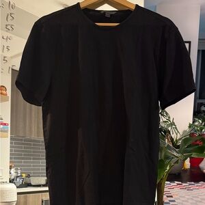 John Varvatos Striated Crew Neck Large Black